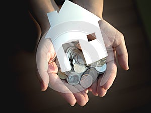 Loan for buying home, mortgage and investment concept