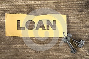 Loan for real estate concept