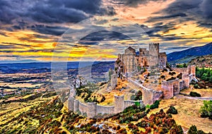 Loarre Castle in Aragon, Spain photo