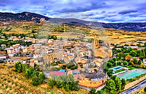 Loarre town in Aragon, Spain photo