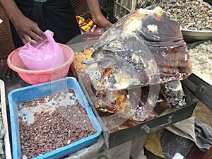 Loban resin with aroma will be used for hindu pooja photo