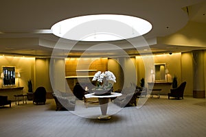 Lobby of business building