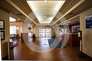 Lobby of the Hampton Inn in Surprise, Arizona