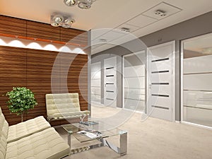 Lobby interior scene