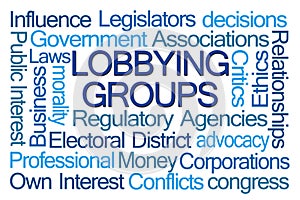 Lobbying Groups Word Cloud