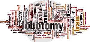 Lobotomy word cloud