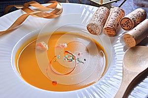 Lobster Bisque soup photo