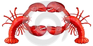 Lobster Blank Sign