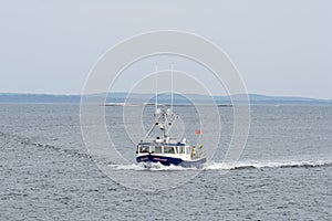 Lobster boat Intimidator returning to Fairhaven