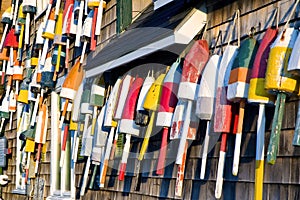 Lobster buoys photo