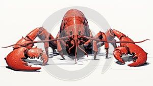 Lobster Illustration In Concept Art Style By Daniel Daver