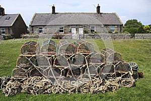 Lobster Pots and Cottages