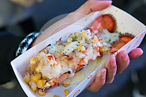 Lobster from street food