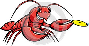 Lobster throwing disc.