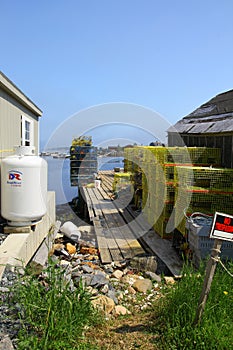 Lobster Traps at Corea, Maine