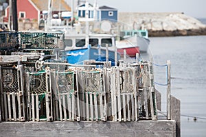 Lobster Traps at Peggys Cove