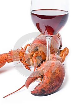 Lobster and Wine