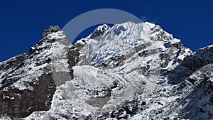 Lobuche East, high mountain in the Himalayas