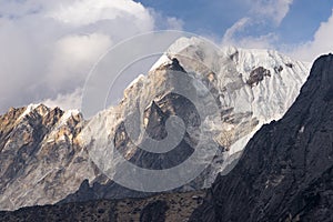 Lobuche east mountain peak, Everest region