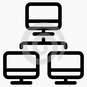 Local area network icon