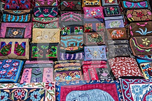 Local art and craft from yak wool in the Villages along Langtang Valley Trek. Nepal