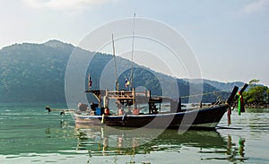 Local boat at Surin Island