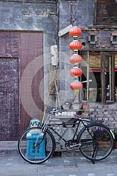 Local Chinese Hutong Scene, Old Beijing