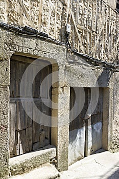 Local color of Mogarraz, Salamanca photo