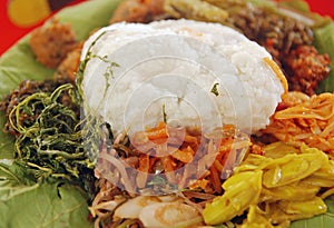 Local delicacy of Sabah, Borneo called Linopot