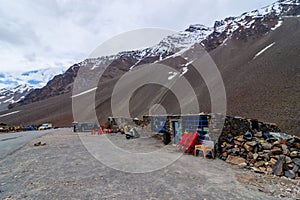 Local Dhaba in Ladakh in India photo