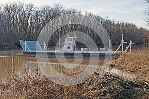 Local Ferry on a Bucolic River photo