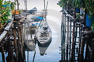 Local Fisherman Village Pier, Sam Chong Nuea Muslim Community, Phang Nga Province