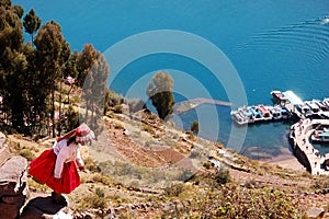 Local girl on Tequile Island