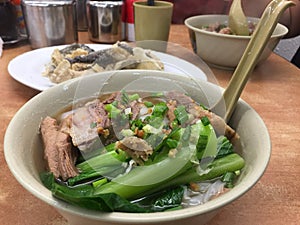 Local Hongkong Vegetable and meat soup