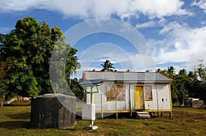 Local house on Ofu island, Tonga