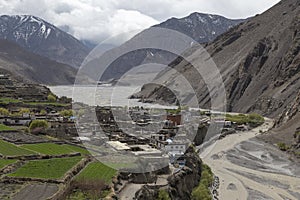 Local houses at Kagbeni in lower Mustang district, Nepal