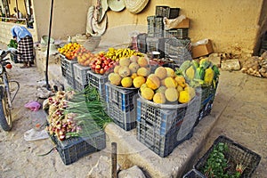 The local market in Tarim, Yemen