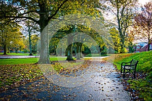 Local Park In Kilmarnock East Ayrshire Scotland UK