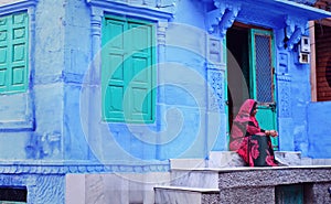 LOcal Rajasthani ladies in Jodhpur, India