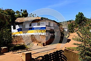 Local residential house in the Usambara Mountains