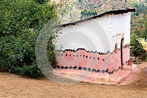 Local residential house in the Usambara Mountains