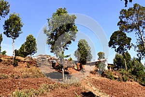 Local residential house in the Usambara Mountains