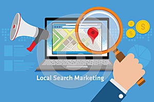 Local search marketing photo