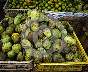 Local sliced manggo in sell store photo taken in bogor jakarta indonesia