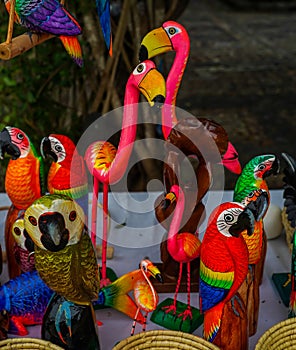 Local souvenirs on display at La Romana, Dominican Republic photo