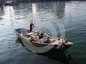 Local Thai fisherman boat