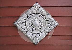 Local Thai silver crafts.