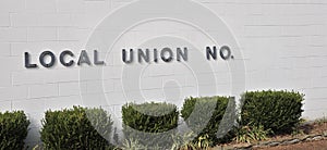 Local Union Center Sign
