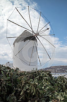 Local windmill in Mykonos (Greece)