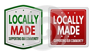 Locally made stickers